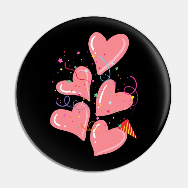 Birthday Heart Gift Pin by Meoipp