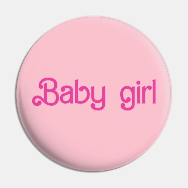 Baby Girl Pin by Badgirlart