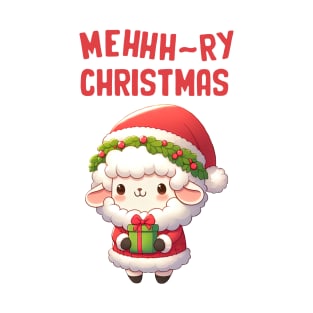 Mehhh Ry Christmas Cute Sheep T-Shirt