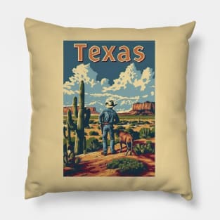 Texas Poster Pillow