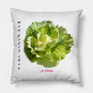 Je t'aime, mon petit chou Pillow