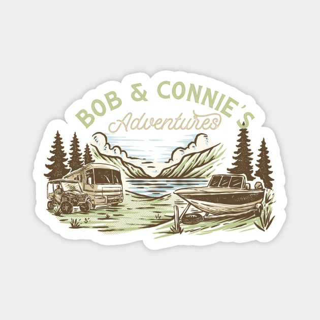 Bob and Connies Magnet by bandcadventures