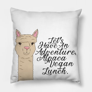 Vegan Alpaca Adventure Pillow