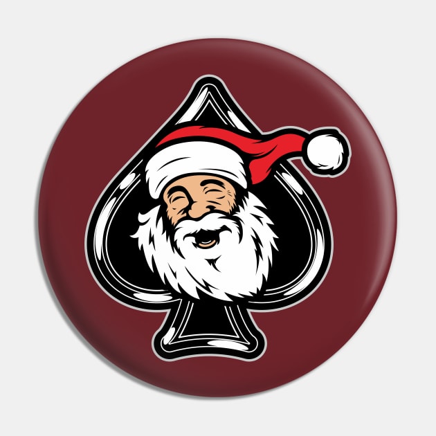 Happy Santa Clause Ace Pin by Gientescape