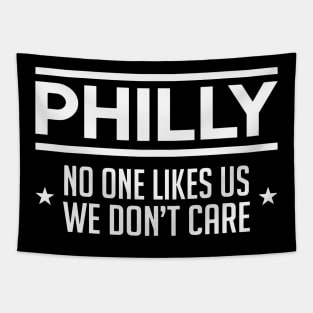 Philly No One Likes US We Don't Care Tapestry