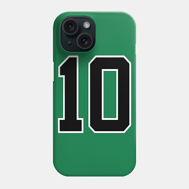 Number 10 Phone Case by colorsplash