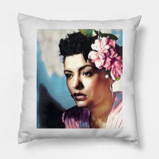 Billie Holliday Pillow