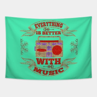 Everything with music Tapestry