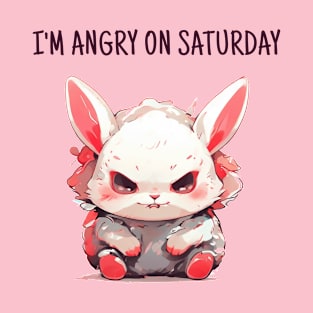 Angry saturday rabbit T-Shirt