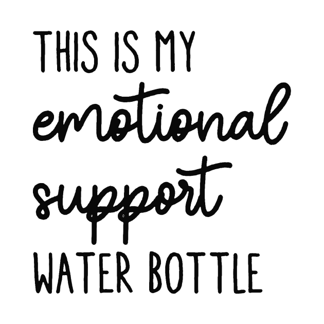 Emotional Support Water Bottle Please Do Not Pet by QuortaDira