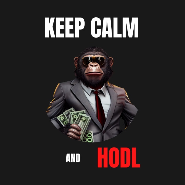 Keep Calm And Hodl 2 by PD-Store