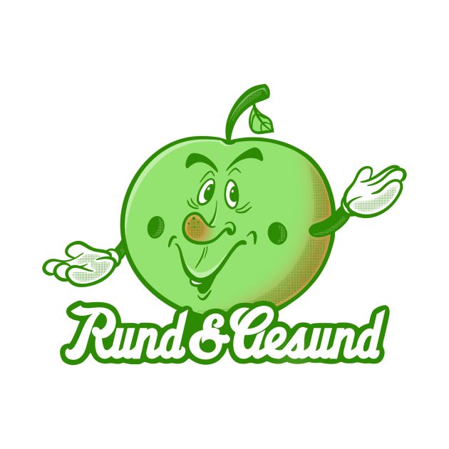 Apple - round and healthy by cartoonalarm