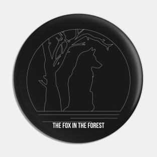 The Fox In The Forest Minimalist Line Art - Board Game Inspired Graphic - Tabletop Gaming  - BGG Pin