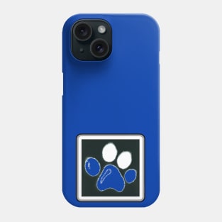 Invader Blue Paws Phone Case