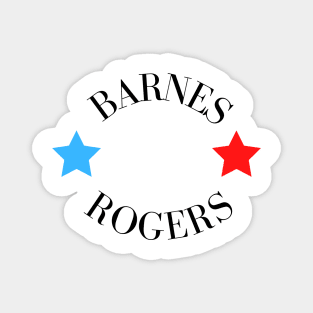 rogers and barnes with stars Magnet