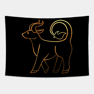 Ox Pattern Tapestry