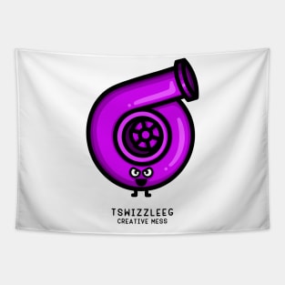 Meanest Turbo - Purple Tapestry