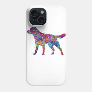 Labrador dog watercolor Phone Case