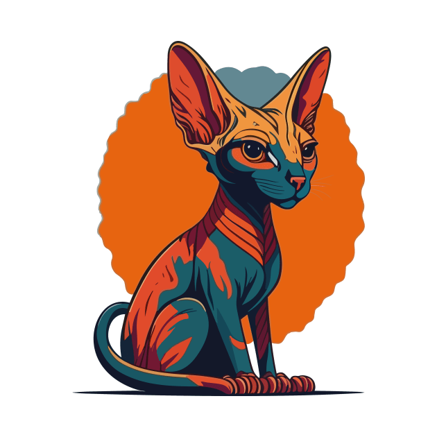 Cute Sphinx Cat by SpriteGuy95