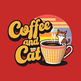 Coffee and Cat T-Shirt