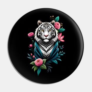 white tiger Pin