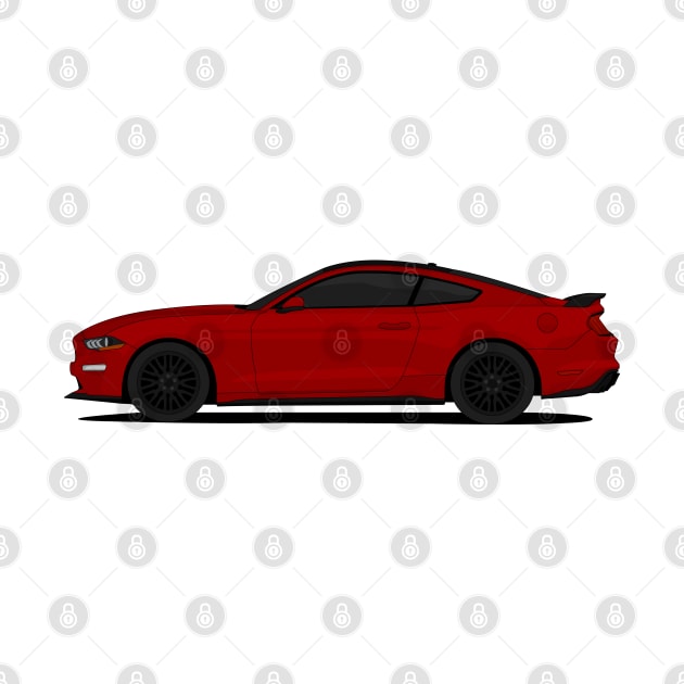 MUSTANG GT DARK-RED by VENZ0LIC