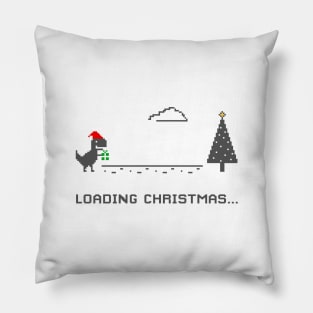 Loading Christmas T-Rex Offline Pillow