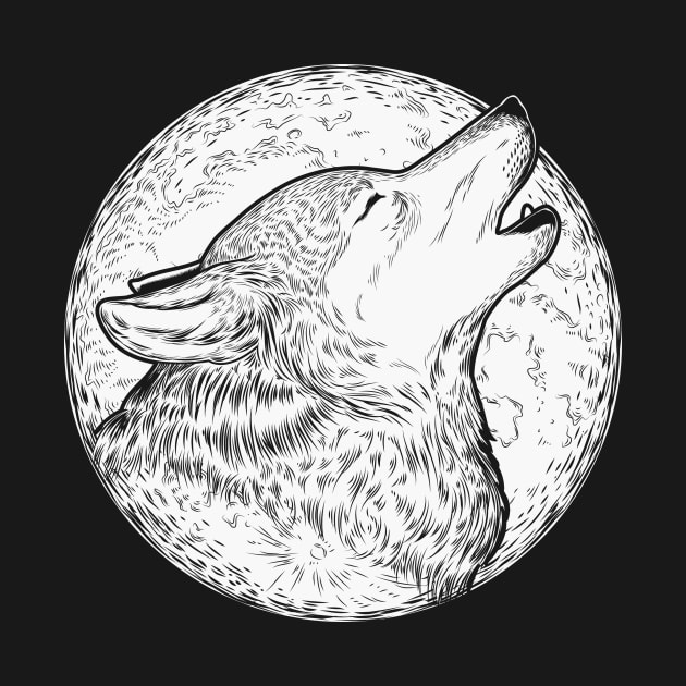 Wolf Moon by Buy Custom Things