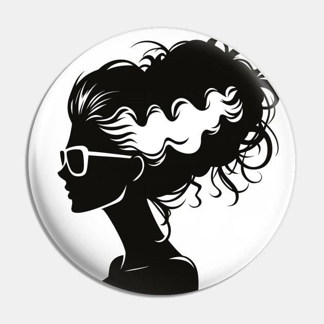 Momster Frankenstein Bride Pin by KayBee Gift Shop