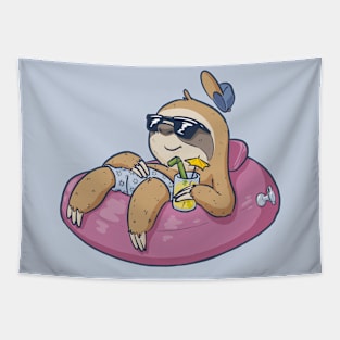 Weekend Sloth (light) Tapestry