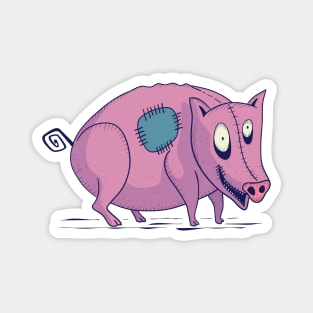 Zombie Pig Magnet