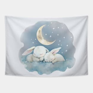 Sleeping bunnys Tapestry