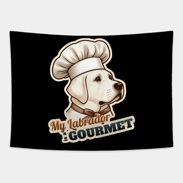 Chef Labrador Retriever Tapestry by k9-tee