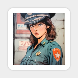 police woman Magnet