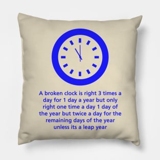 Leap Clock Pillow