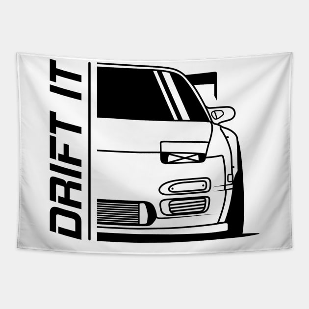 Drift It S13 Tapestry by GoldenTuners