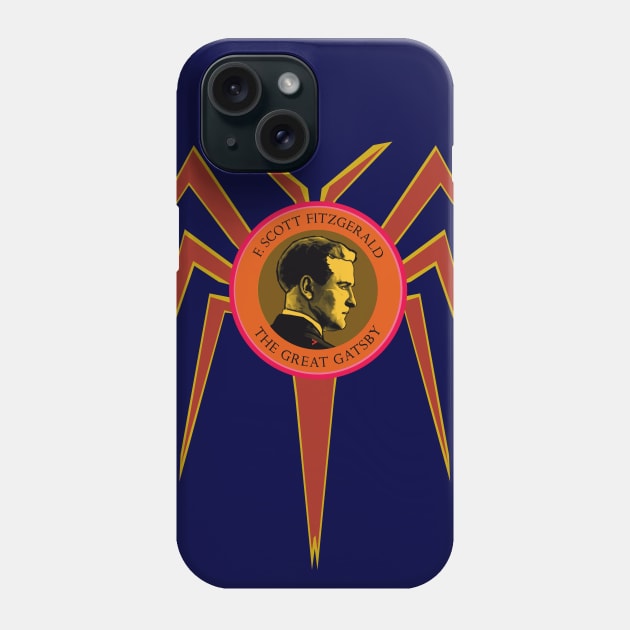 Francis Scott Fitzgerald - Emblem Phone Case by Exile Kings 