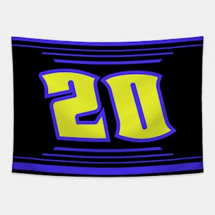 Memphis Villarreal #20 2024 NASCAR Design Tapestry