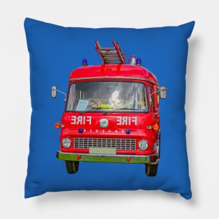 Fire Engine at local show Pillow