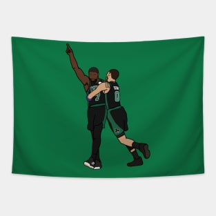 Jaylen Brown x Jayson Tatum - Boston Celtics Tapestry