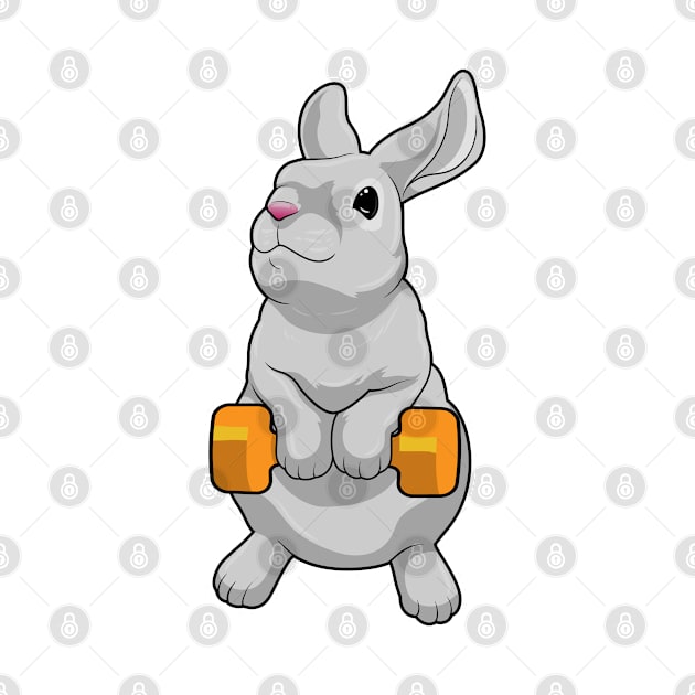 Rabbit Fitness Dumbbell by Markus Schnabel