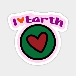 I Love Earth Magnet