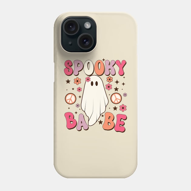 Spooky Babe Phone Case by LMW Art