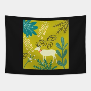 Deer in spring Tapestry