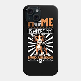 Home is with my Bruno Jura Hound Phone Case