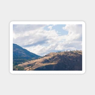 Golden Desert Hills and Blue Sky - Okanagan Valley Magnet