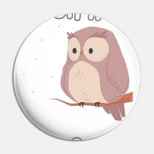 Simple I love it (Owl edition) t-shirt Pin