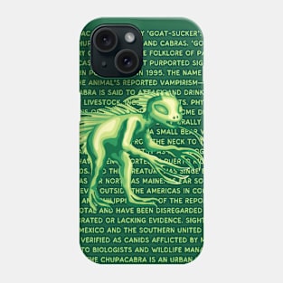 Chupacabra -Information Phone Case