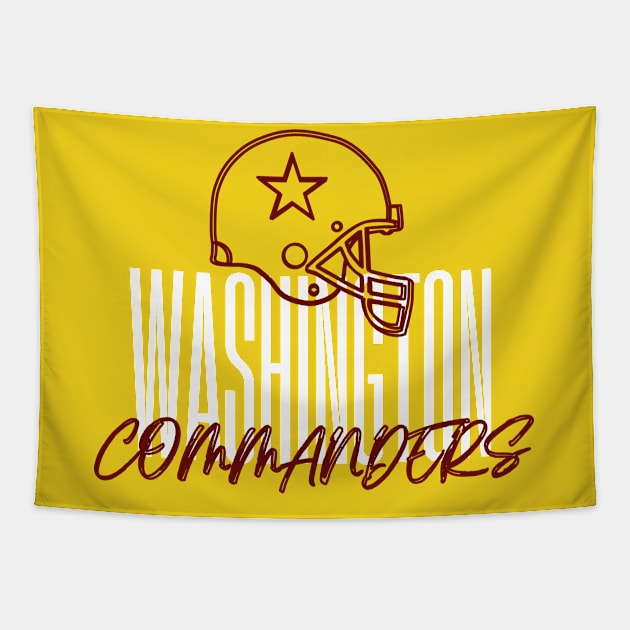 WASHINGTON COMMANDERS FOOTBALL TEAM Tapestry by Lolane