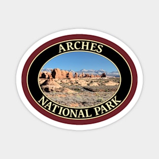 The Windows at Arches National Park in Moab, Utah Magnet